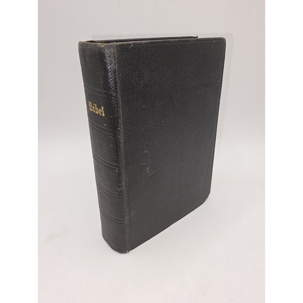 Antique German Leather Small Holy Bible 1919 Berlin Old & New Testaments